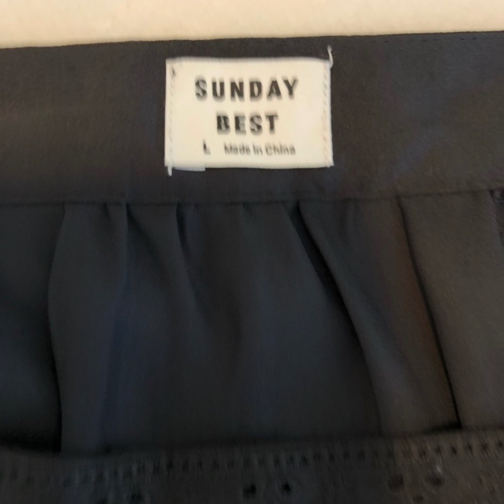 ⭐️SOLD⭐️ NWOT Aritzia Sunday Best May Day Blouse in Black L - Picture 3 of 8